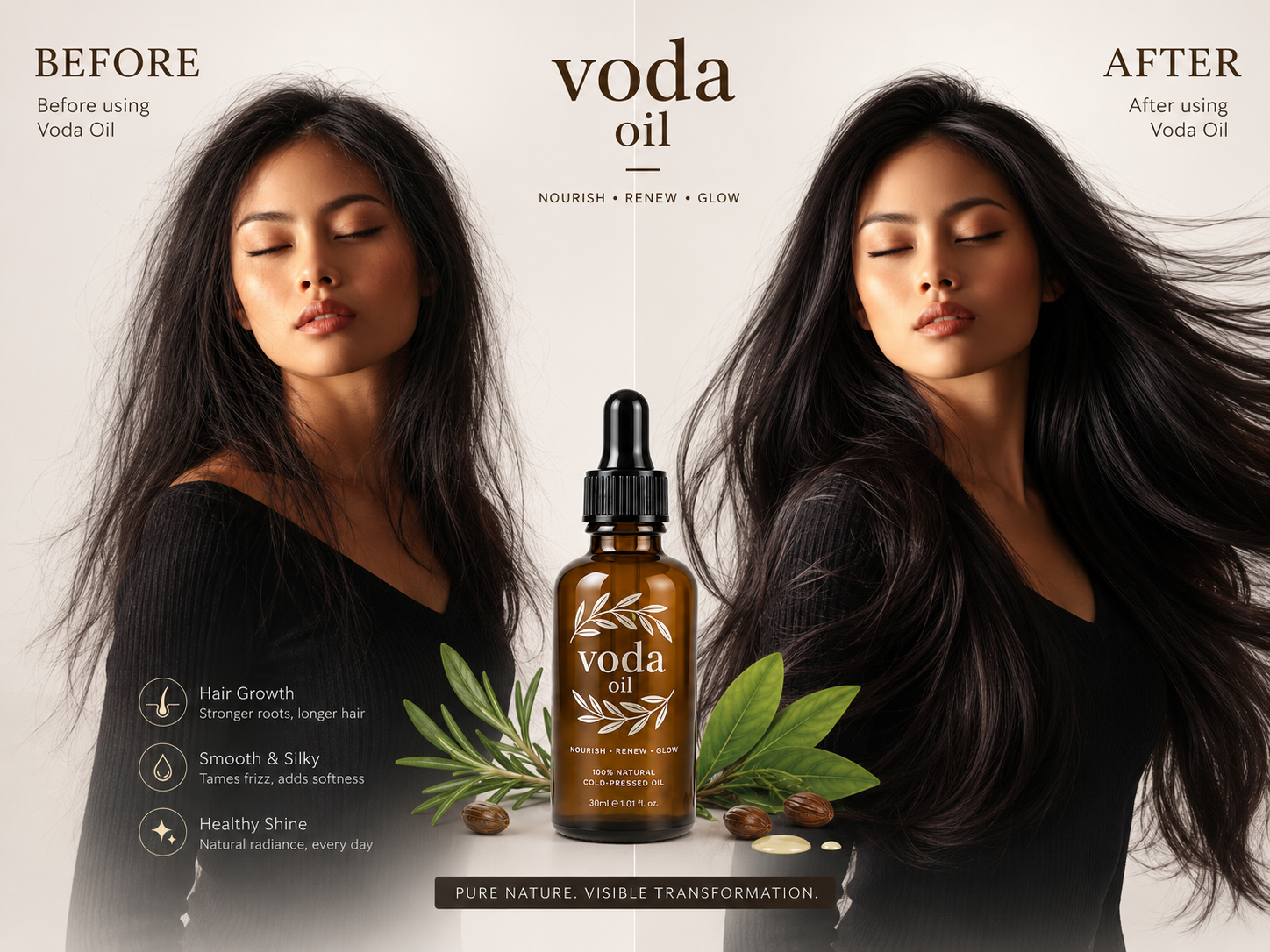 Voda Oil clinical before and after results